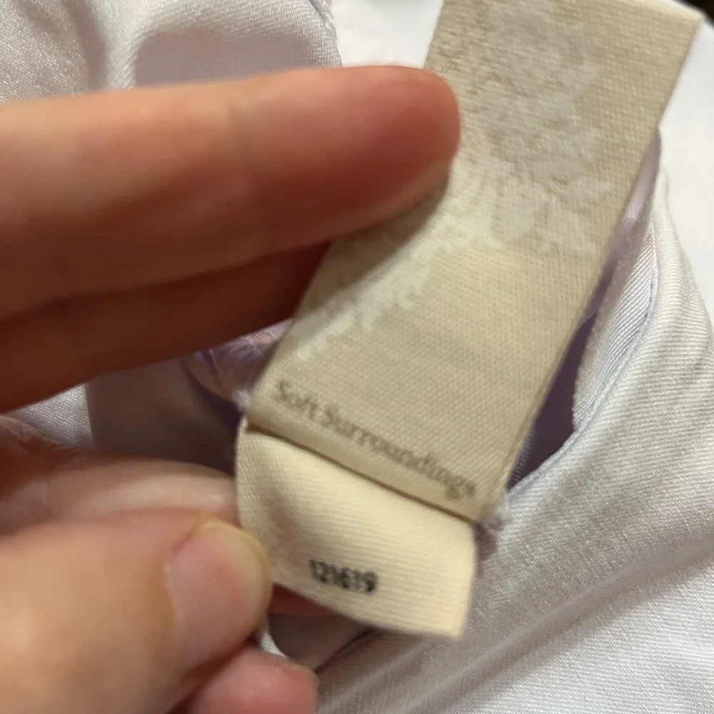 Soft Surroundings White Cropped/ankle Pant Size 2x